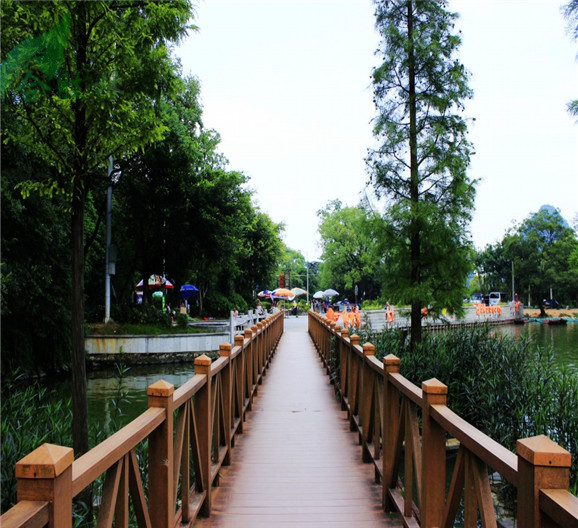 防腐木棧道